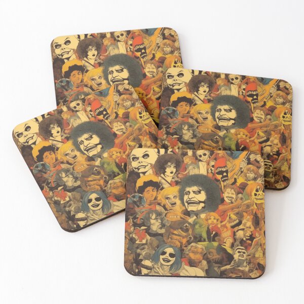 Item preview, Retro Horror Icons Collage designed and sold by landletsy.
