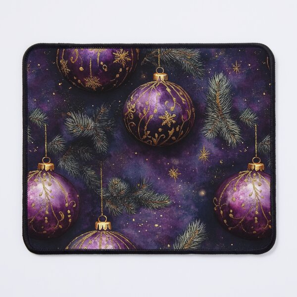 Item preview, Christmas Purple Themed with Festive Baubles designed and sold by ArDecoS.
