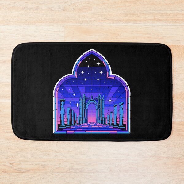 Item preview, Stainglass Ancient Ruins Retro Gothic Portal designed and sold by VitrauxNoirs.