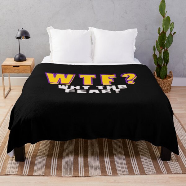 Item preview, WTF: Why The Fear? | Fun and Quirky T-Shirt Design to Spread Positivity designed and sold by Colorful-Garden.