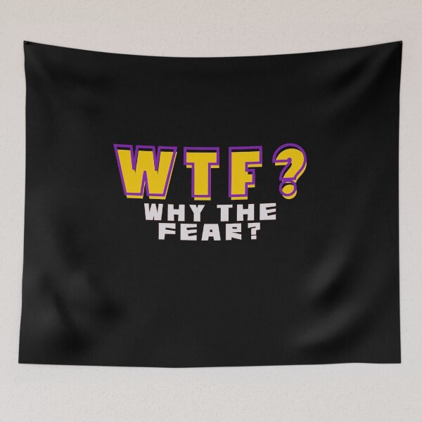 Item preview, WTF: Why The Fear? | Fun and Quirky T-Shirt Design to Spread Positivity designed and sold by Colorful-Garden.