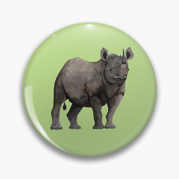 Item preview, BLACK RHINO-Diceros bicornis designed and sold by BEATRIZ ABAITUA.