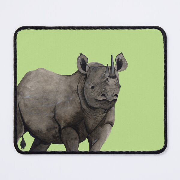 Item preview, BLACK RHINO-Diceros bicornis designed and sold by BEATRIZ ABAITUA.