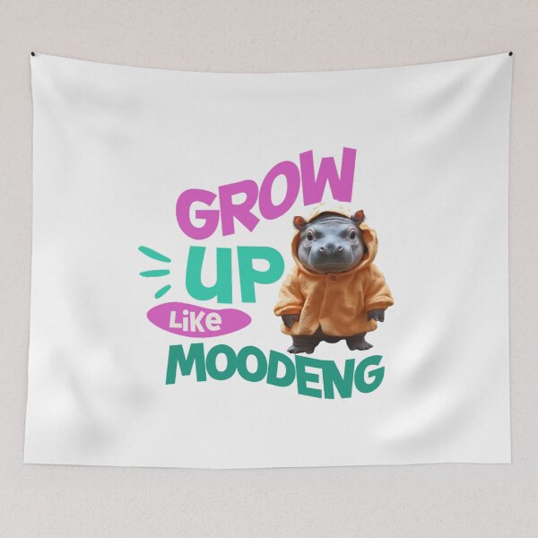 Item preview, MOO DENG Cute Halloween Baby Hippo. designed and sold by No11DigitalArt.