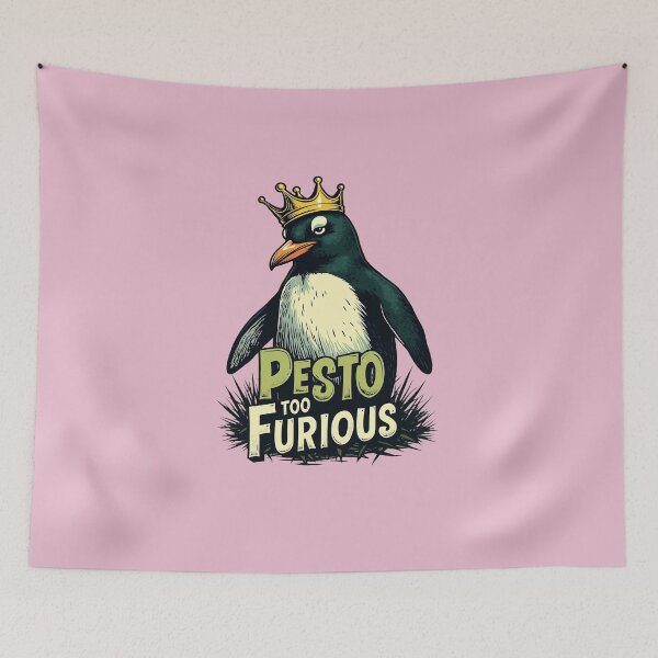 Item preview, Pesto the Penguin: Pesto too Furious. Lovably large penguin chick. designed and sold by bubblylive.