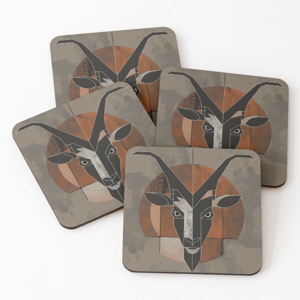 Item preview, Geometric Capricorn – Constancy and Discipline designed and sold by ChillThunder.