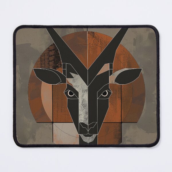 Item preview, Geometric Capricorn – Constancy and Discipline designed and sold by ChillThunder.