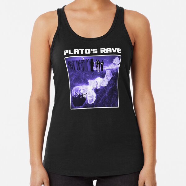 Artikel-Vorschau von Plato's Rave - Allegory of the Cave - Philosophy Shirt, designt und verkauft von The Philosopher's Shirt.