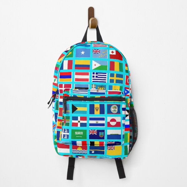 Item preview, Flags of the World All Countries Nations  - Aqua Blue designed and sold by Divine Ease.