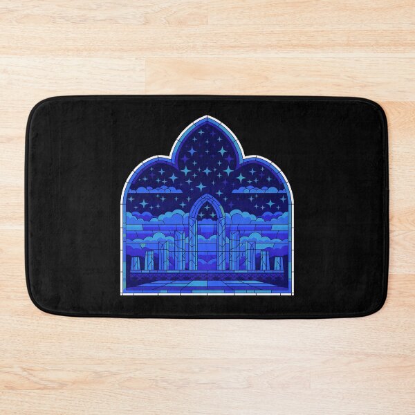 Item preview, Stainglass Ancient Ruins Retro Gothic Portal designed and sold by VitrauxNoirs.