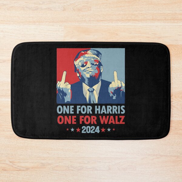 Item preview, Trump Middle Finger One for harris One for walz MAGA Political Graphic designed and sold by creatikatz.