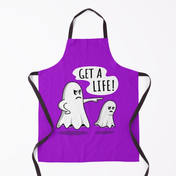 Item preview, Halloween Cute Ghost Funny Design. Get a life! designed and sold by ShirtShackDudes.