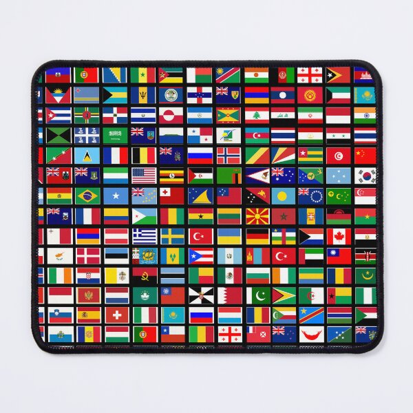 Item preview, Flags of the World All Countries Nations  - Black designed and sold by Divine Ease.