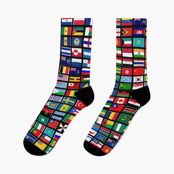 Item preview, Flags of the World All Countries Nations  - Black designed and sold by Divine Ease.