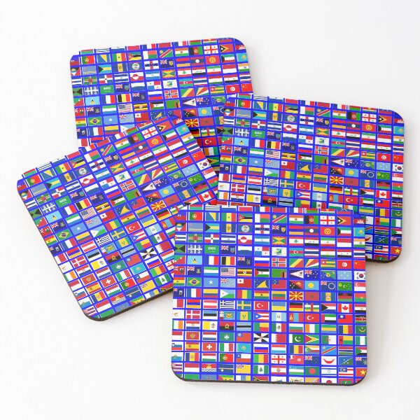 Item preview, Flags of the World All Countries Nations  - Blue designed and sold by Divine Ease.