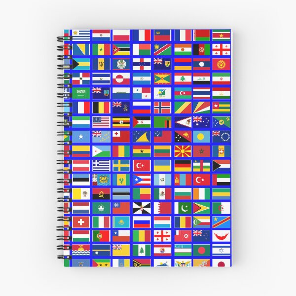 Item preview, Flags of the World All Countries Nations  - Blue designed and sold by Divine Ease.