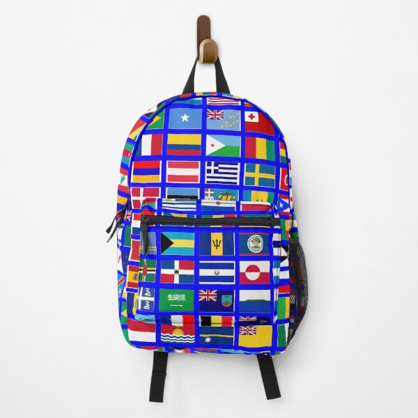 Item preview, Flags of the World All Countries Nations - Blue designed and sold by Divine Ease.