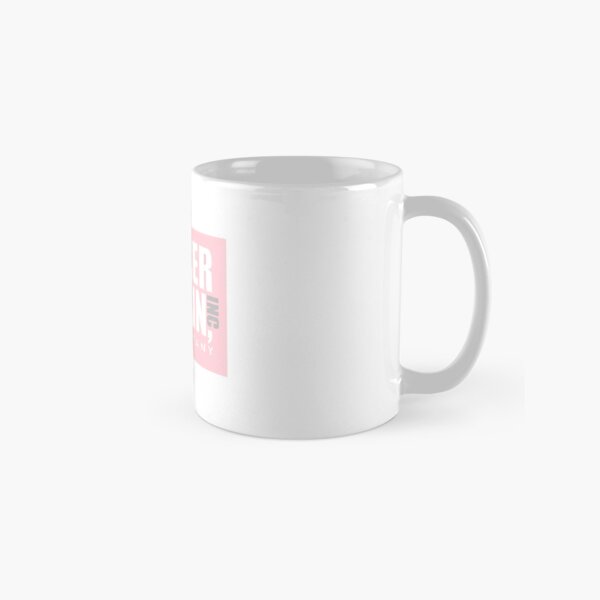 Pink Dunder Mifflin Logo Classic Mug
