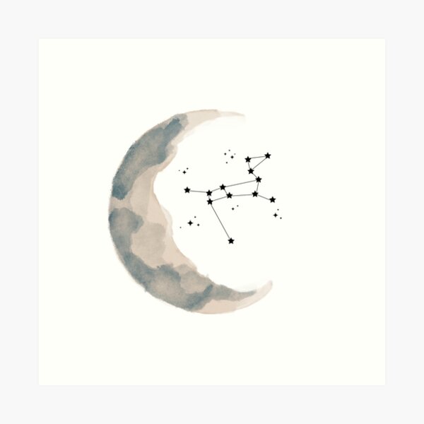 Item preview, moon dog canis major constellation wolfstar designed and sold by cici-at-theatre.