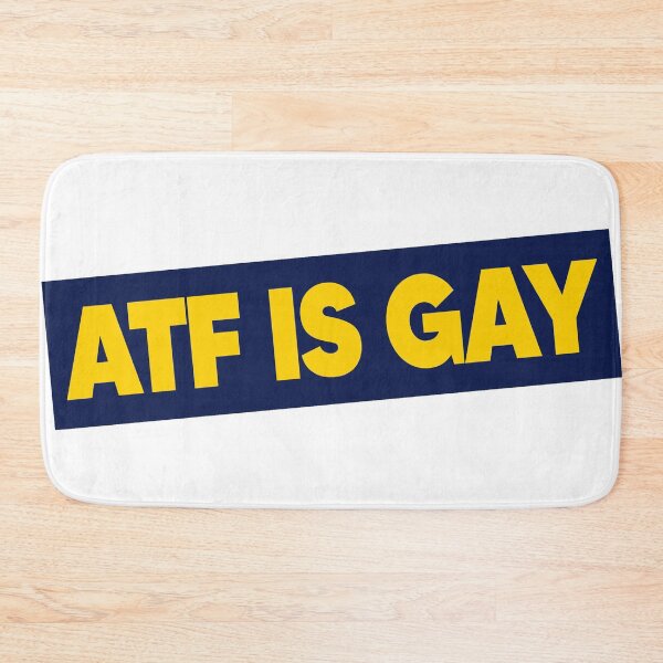 Item preview, ATF is Gay (banner) designed and sold by DefinedbyDesign.