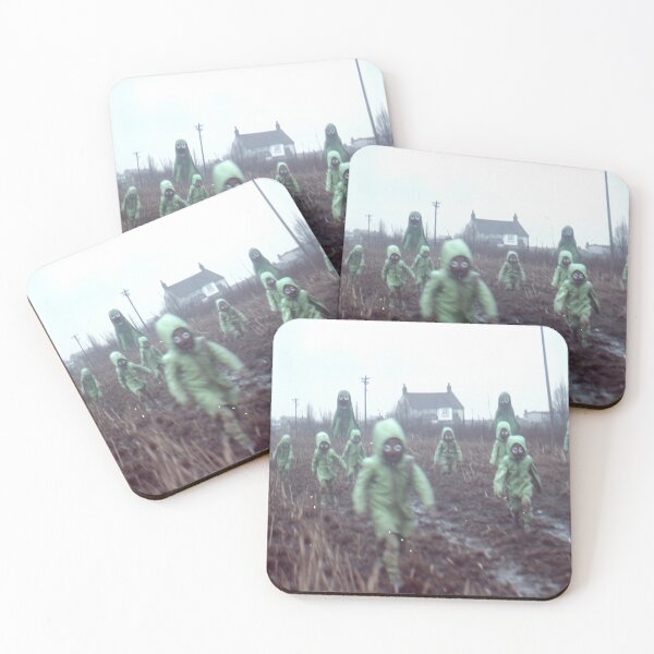Item preview, March of the Green-Hooded Children designed and sold by landletsy.