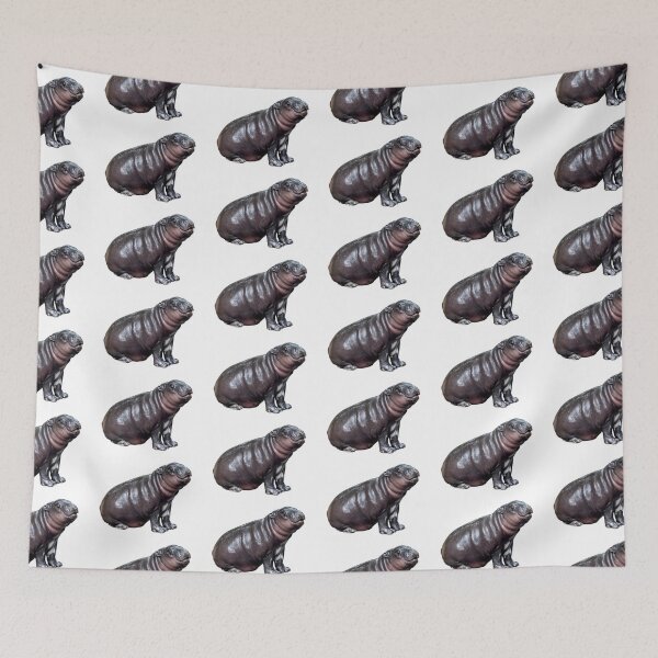Item preview, Original MOO DENG Thailand Cute Hippo Lover designed and sold by No11DigitalArt.