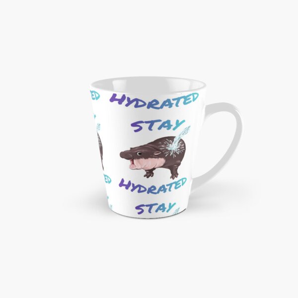 Aperçu de l'œuvre Bébé hippopotame Moo Deng Restez hydraté créée et vendue par VoltSketches.