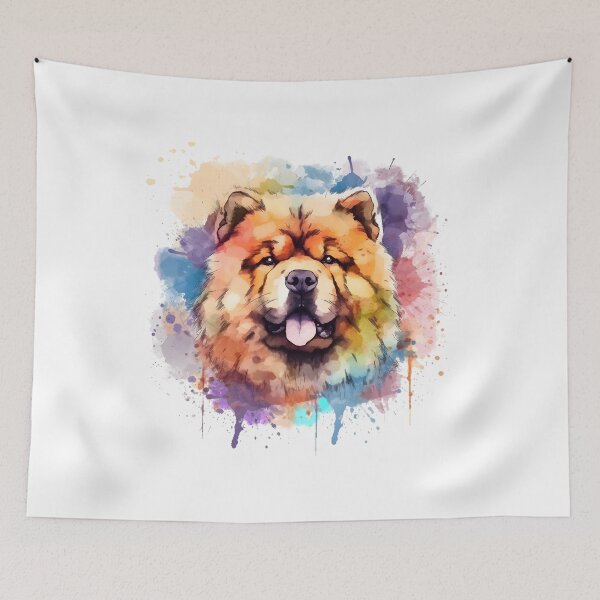 Item preview, Chowchow | Colorful Watercolor Design #1 designed and sold by MatsurexDesigns.
