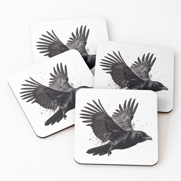 Item preview, Flying Raven designed and sold by FreshArtFusion.