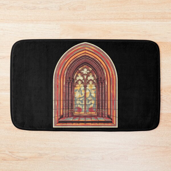 Item preview,  Stainglass Cathedral Window Retro Gothic Portal designed and sold by VitrauxNoirs.