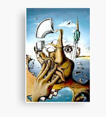 SELBSTPORTRAIT: Abstraktes Salvador Dali Print Leinwanddruck
