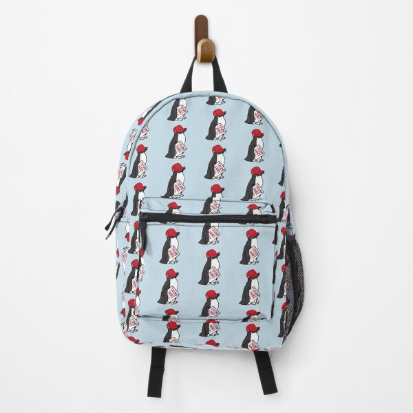 Item preview, Red Trucker Hat Penguin with Trump Vance 2024 Sign designed and sold by ellenhenry.