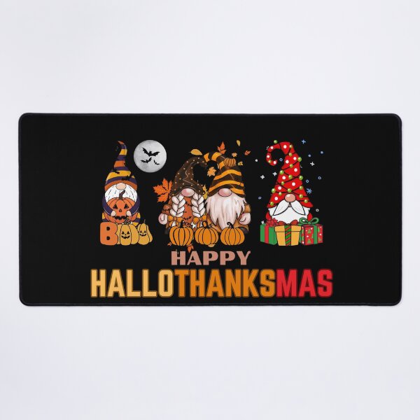 Item preview, Happy HalloThanksMas Gnomes Design | Halloween, Thanksgiving, Christmas Fusion designed and sold by TOA Timeless Original Apparel.
