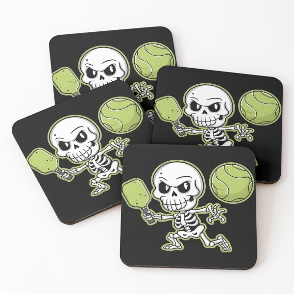 Item preview, Skeleton Playing Pickleball designed and sold by dolla-designs-.