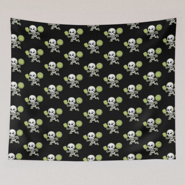 Item preview, Skeleton Playing Pickleball designed and sold by dolla-designs-.