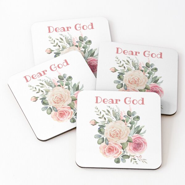 Item preview, Dear God with Pink Roses - A Prayerful Floral Expression designed and sold by JoeysPODShop.
