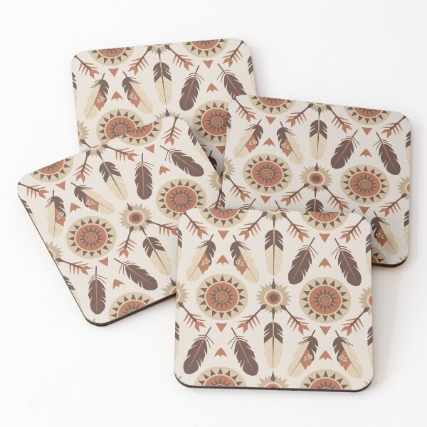 Item preview, Native American Tribal Motifs Seamless Pattern designed and sold by Dshoppin.