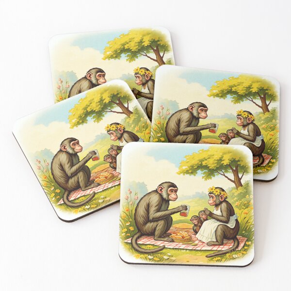 Item preview, Chimpanzee Picnic designed and sold by kyxur.