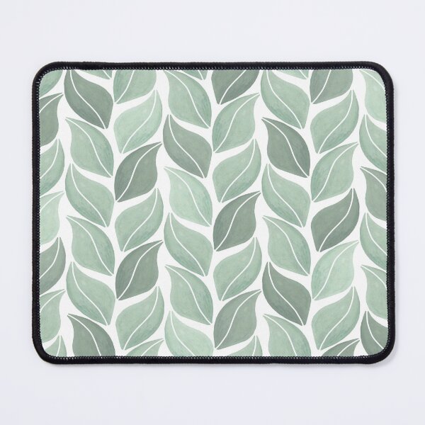 Item preview, Simple green leaves pattern 18 designed and sold by artlovepassion.