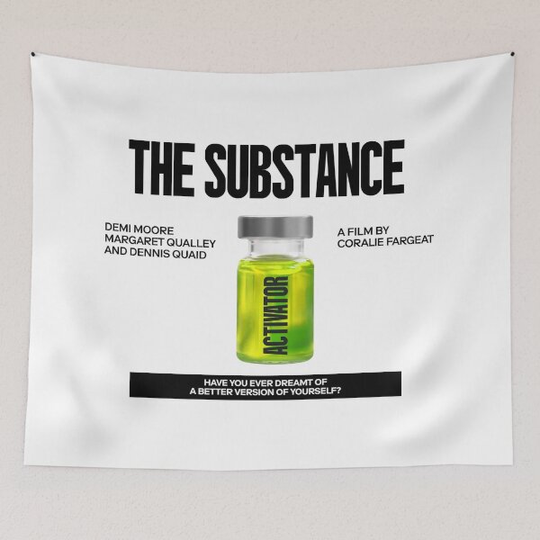 Item preview, substance movie fan poster designed and sold by miss madison creates.