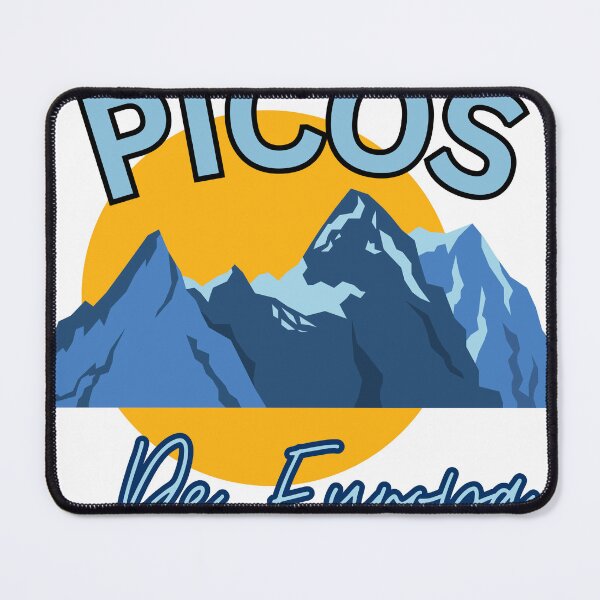 Item preview, Yellow Blue Picos de Europa Peaks of Europe Mountains designed and sold by julyperson.