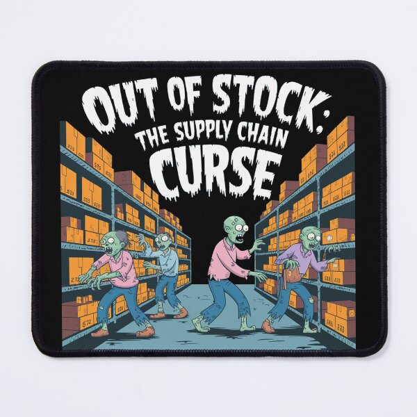 Item preview, Out of stock, the supply chain curse, logistics and supply chain halloween designed and sold by NoetherSym.
