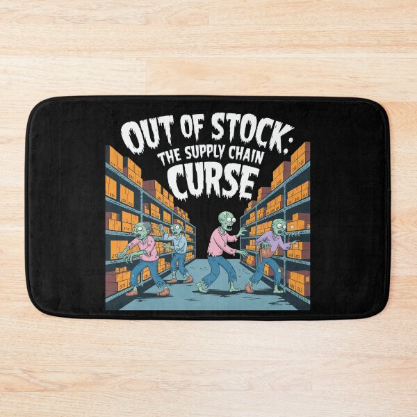 Item preview, Out of stock, the supply chain curse, logistics and supply chain halloween designed and sold by NoetherSym.