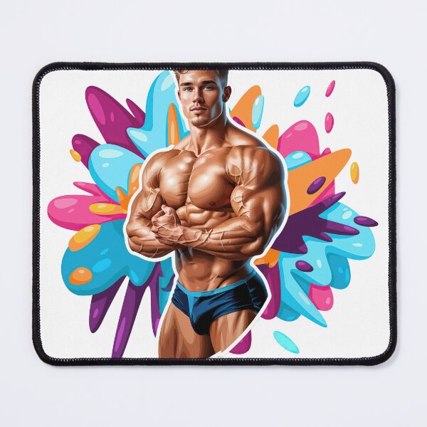 Item preview, New Series: Bodybuilder Sticker #65 designed and sold by ForeverPrintsOK.