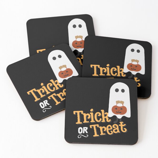 Item preview, Trick Or Treat Ghost, Halloween Design designed and sold by HoveringHeads.