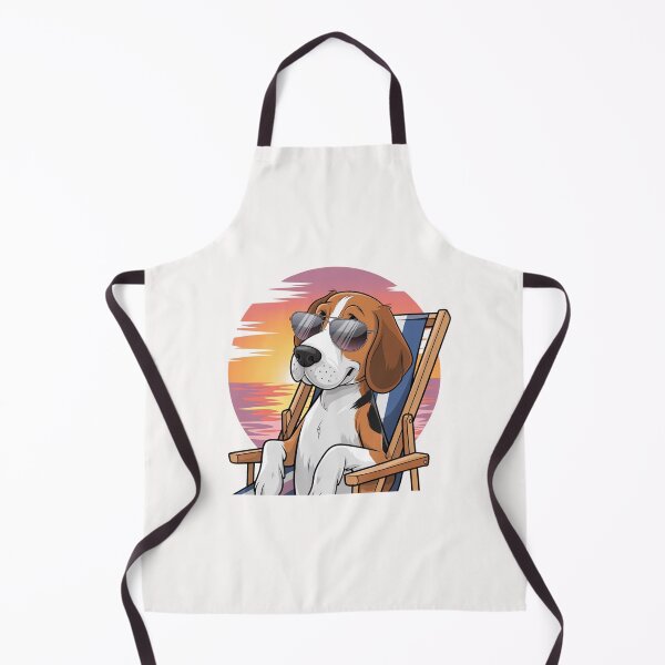 Item preview, A cartoon illustration of a beagle dog wearing sun designed and sold by chessnegocios.