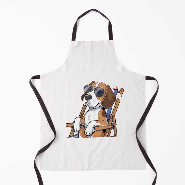 Item preview, A cartoon illustration of a beagle dog wearing sun designed and sold by chessnegocios.