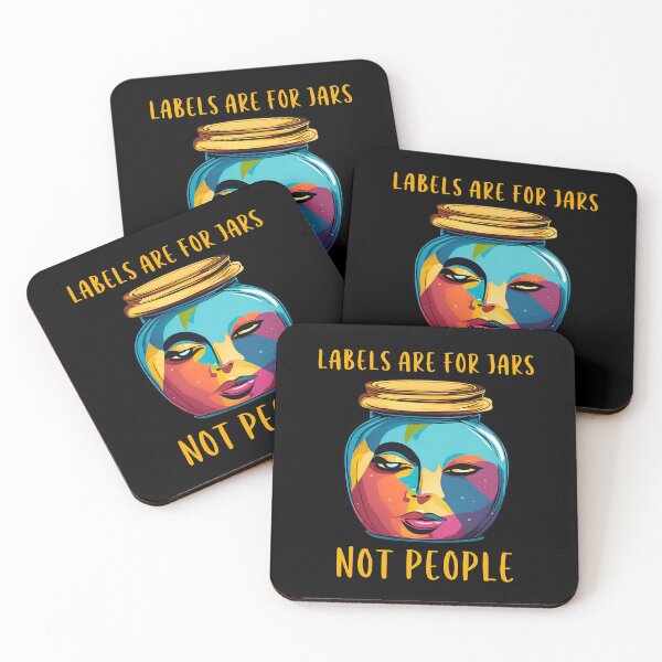 Item preview, Labels Are For Jars Not People designed and sold by LadyGoodwill.