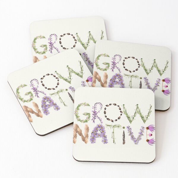 Item preview, Grow Native - Plant Native Plants - Support Pollinators  designed and sold by EveryDayDabble.