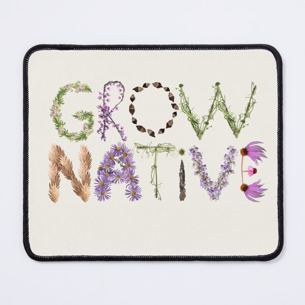 Item preview, Grow Native - Plant Native Plants - Support Pollinators  designed and sold by EveryDayDabble.